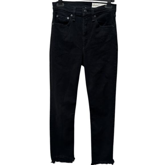 Rag & Bone Wren High Rise Slim Straight Leg Jeans - Picture 8 of 8